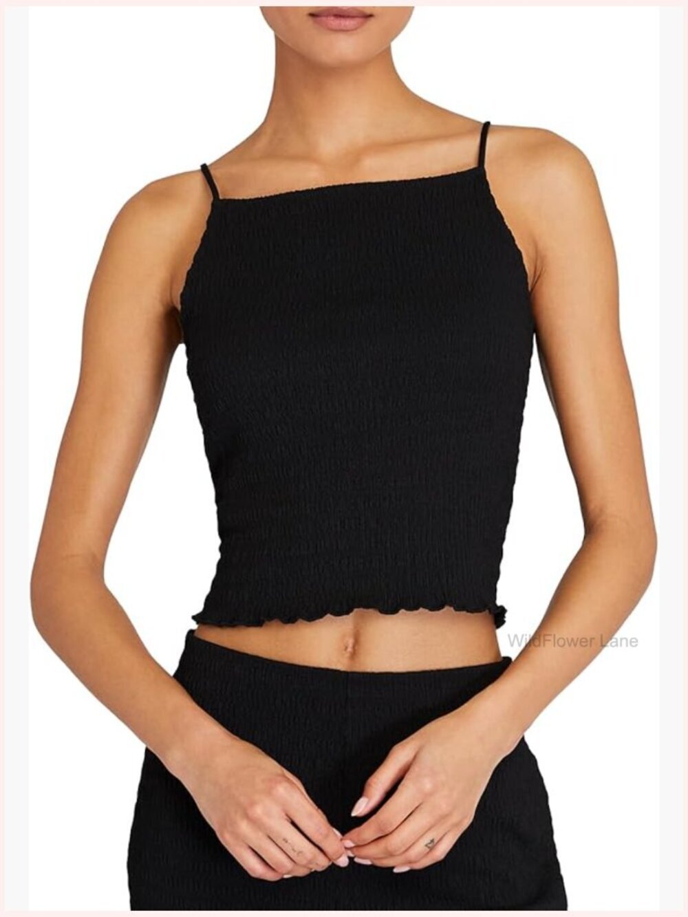 Club Monaco Mock Smock Square Neck Pullover Knit Top, Sleeveless
